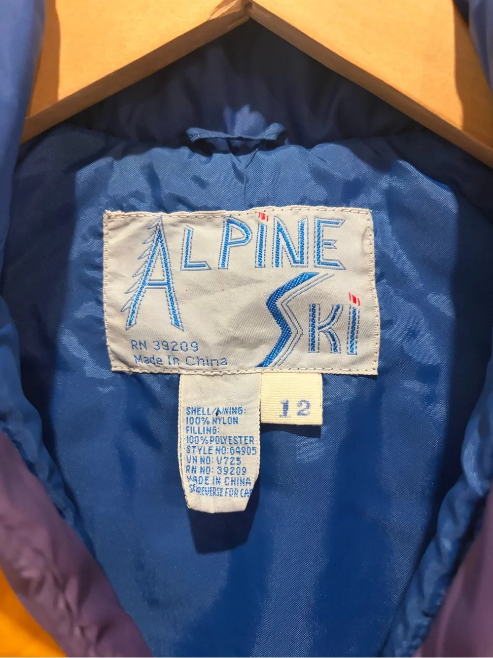 Vintage Alpine Kids Puffer Vest